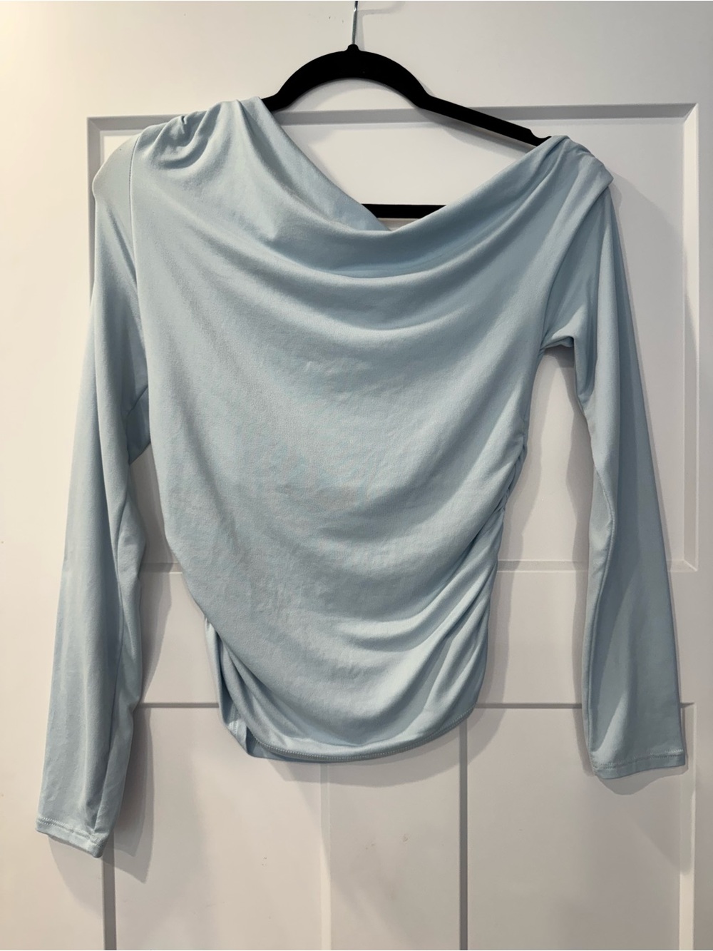 Willow & Root Off Shoulder Top - Blue